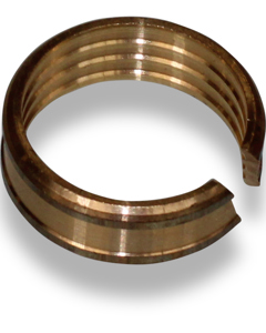 Clamp ring brass f/clamp ring connector 20mm